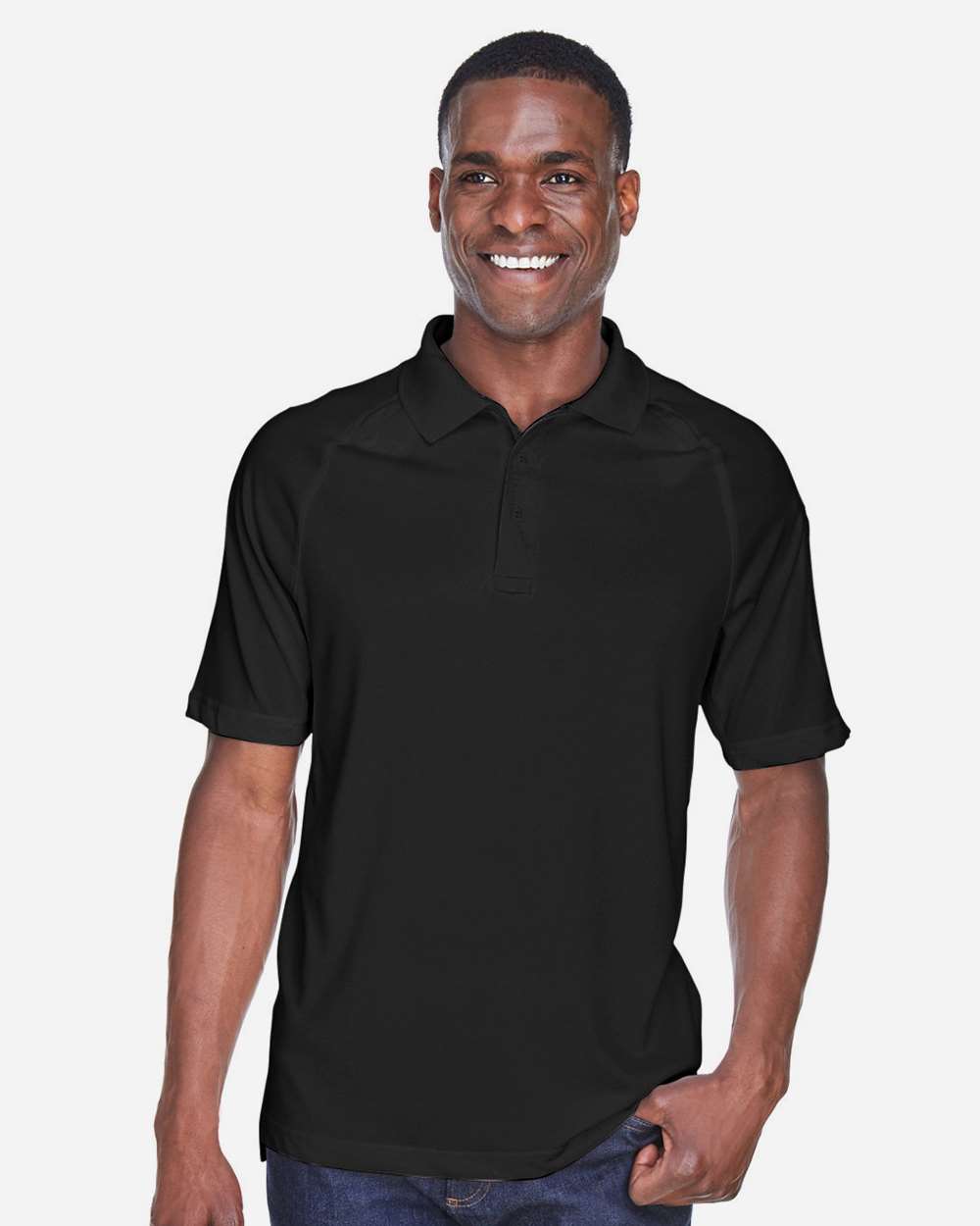 Harriton Men's Advantage Tactical Performance Polo - M211 Black
