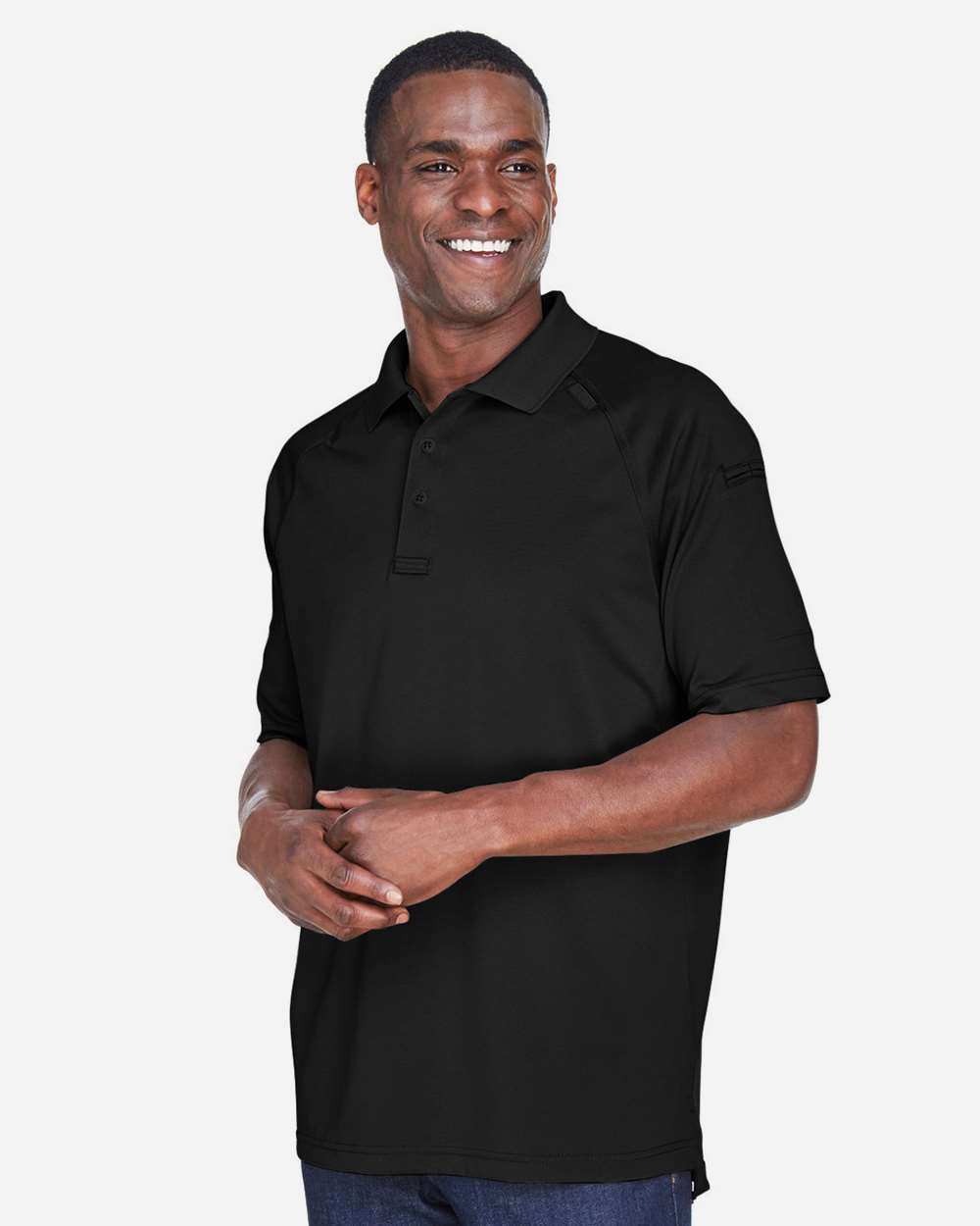 Harriton Men's Advantage Tactical Performance Polo - M211 Black