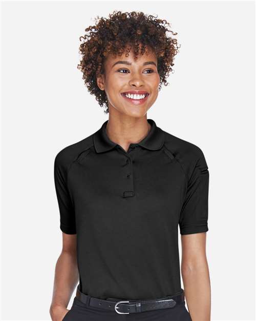Harriton Women's Advantage Tactical Polo - M211W Black