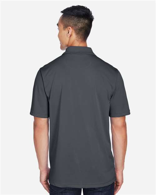 Harriton Men's Advantage Snag Protection Plus IL Snap Placket Polo - M345 Dark Charcoal