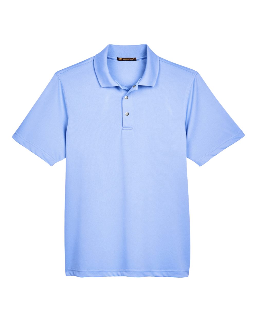 Harriton Men's Advantage Snag Protection Plus IL Snap Placket Polo - M345 Industry Blue