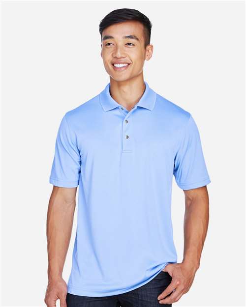 Harriton Men's Advantage Snag Protection Plus IL Snap Placket Polo - M345 Industry Blue