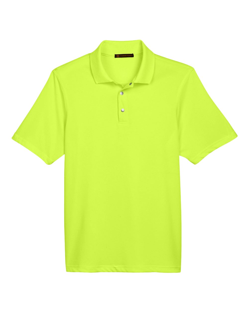 Harriton Men's Advantage Snag Protection Plus IL Snap Placket Polo - M345 Safety Yellow
