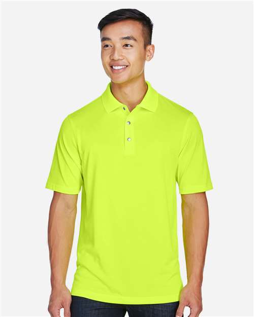 Harriton Men's Advantage Snag Protection Plus IL Snap Placket Polo - M345 Safety Yellow