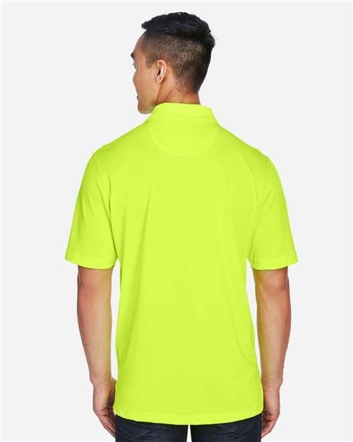 Harriton Men's Advantage Snag Protection Plus IL Snap Placket Polo - M345 Safety Yellow