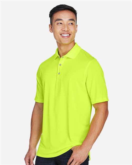 Harriton Men's Advantage Snag Protection Plus IL Snap Placket Polo - M345 Safety Yellow