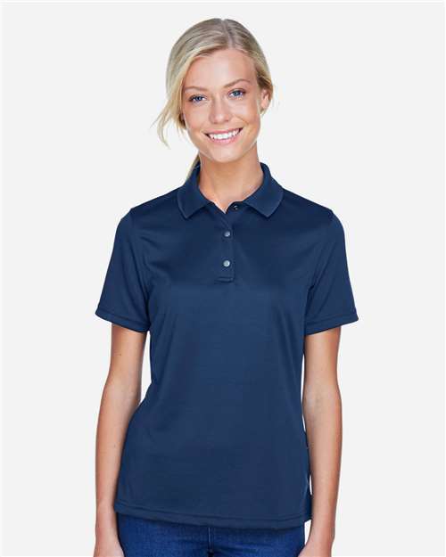 Harriton Women's Advantage Snag Protection Plus IL Snap Placket Polo - M345W Dark Navy