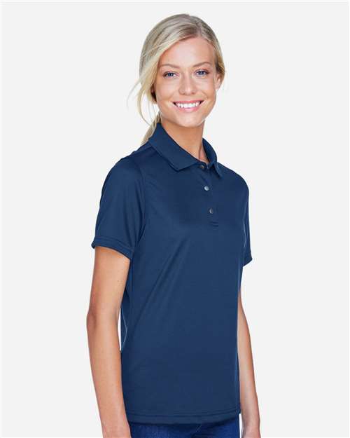 Harriton Women's Advantage Snag Protection Plus IL Snap Placket Polo - M345W Dark Navy