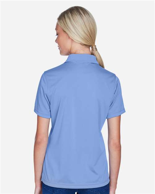 Harriton Women's Advantage Snag Protection Plus IL Snap Placket Polo - M345W Industry Blue