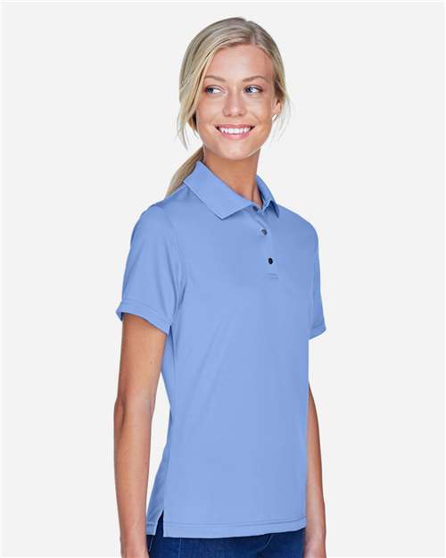 Harriton Women's Advantage Snag Protection Plus IL Snap Placket Polo - M345W Industry Blue