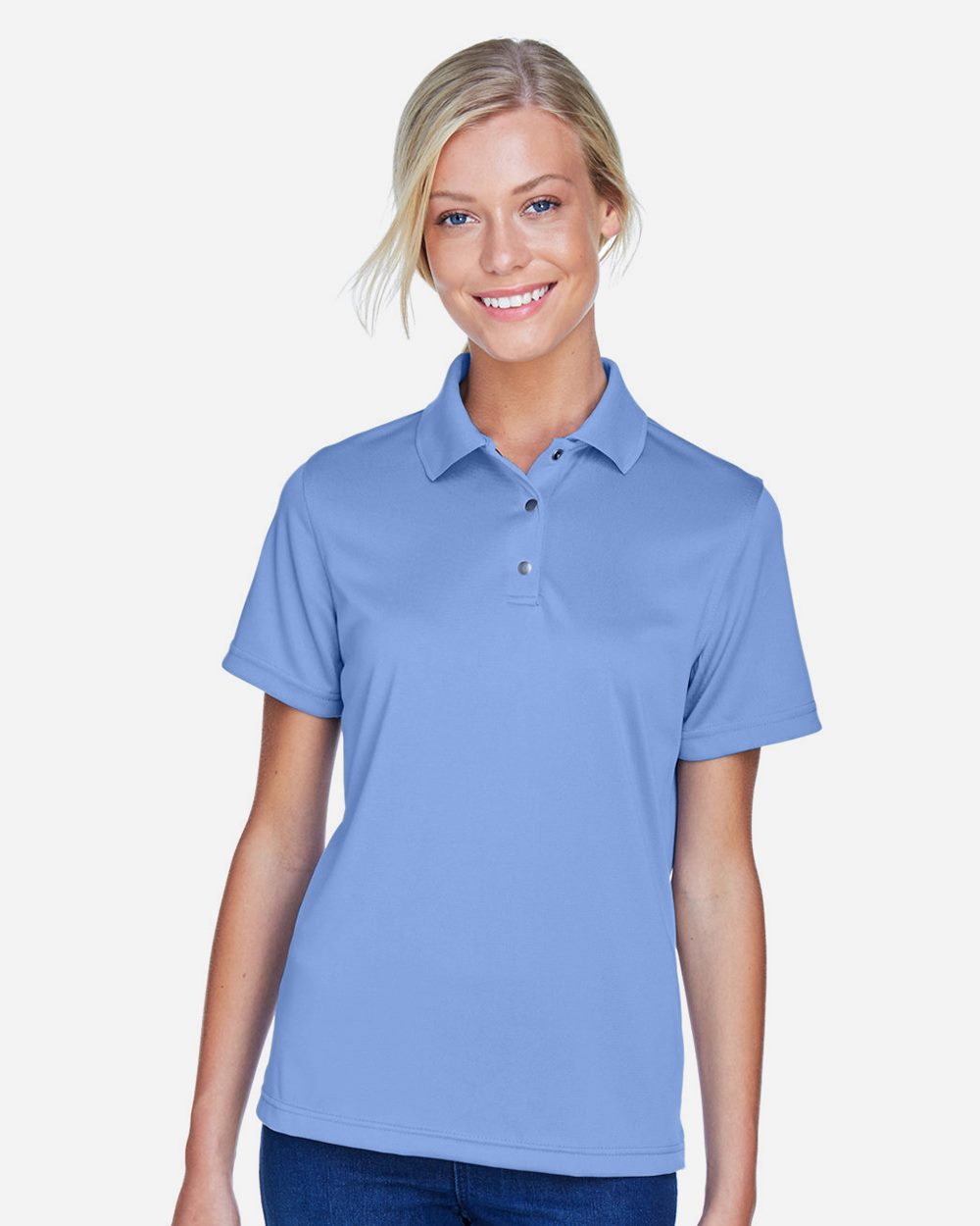 Harriton Women's Advantage Snag Protection Plus IL Snap Placket Polo - M345W