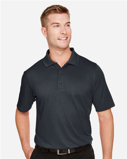 Harriton Men's Advantage Snag Protection Plus Polo - M348 Dark Charcoal