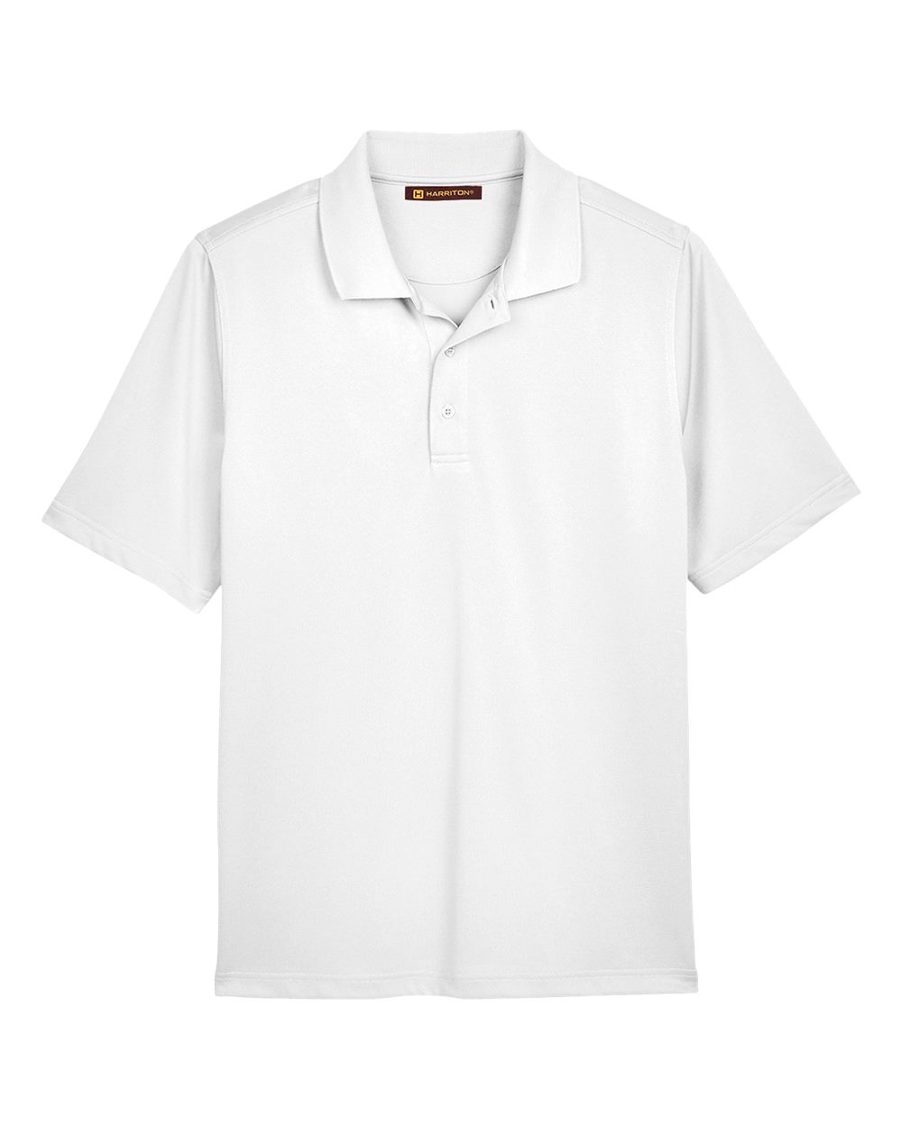 Harriton Men's Advantage Snag Protection Plus Polo - M348 White
