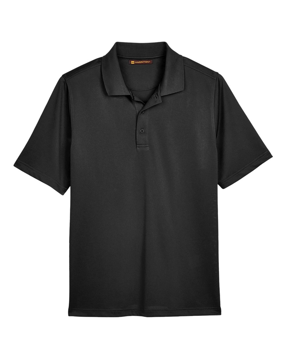 Harriton Men's Advantage Snag Protection Plus Polo - M348 Black