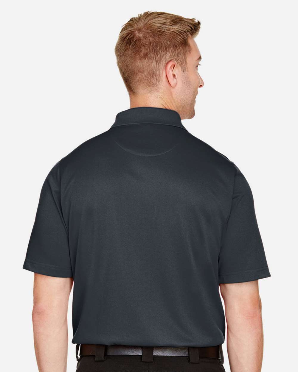 Harriton Men's Advantage Snag Protection Plus Polo - M348 Dark Charcoal