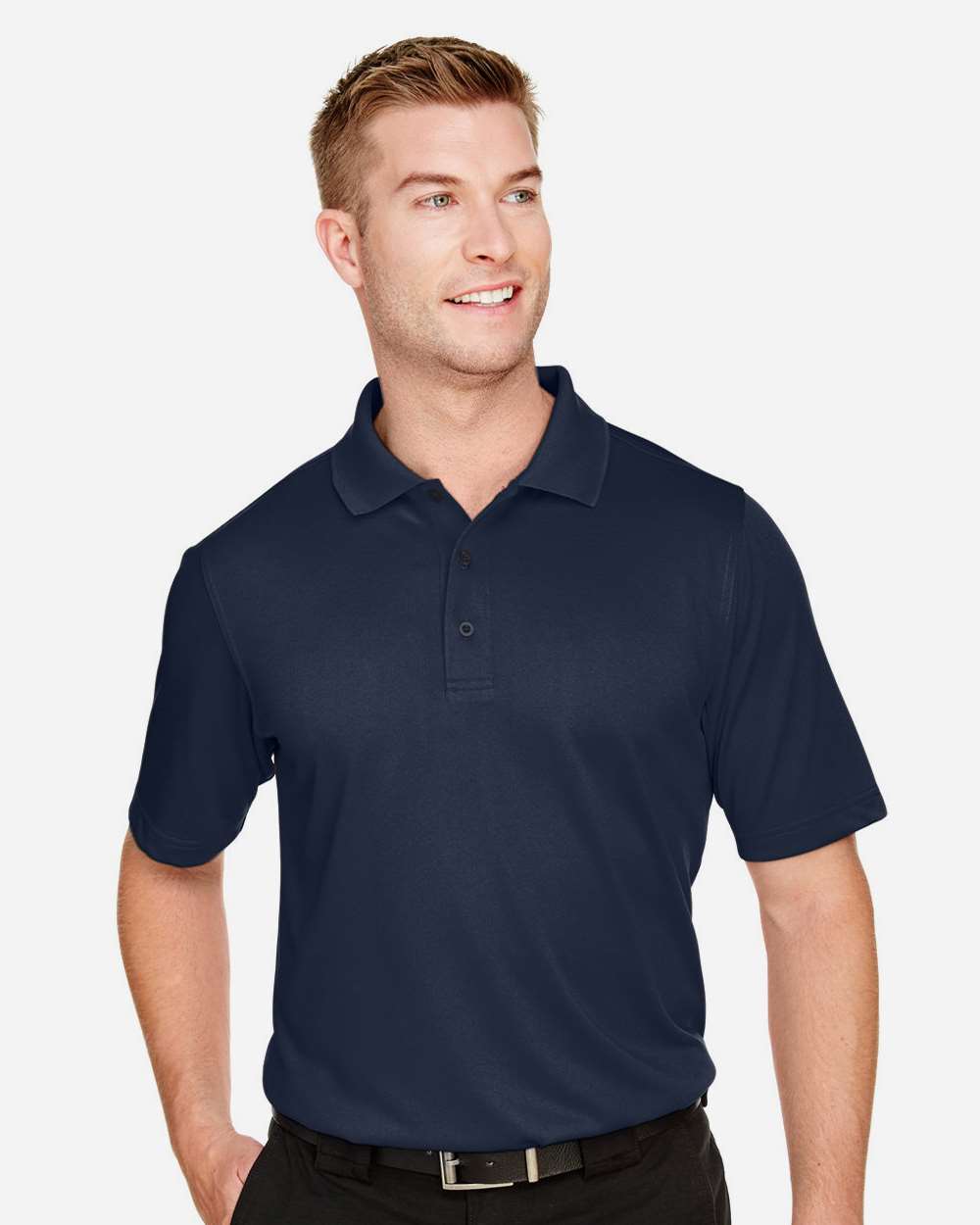 Harriton Men's Advantage Snag Protection Plus Polo - M348 Dark Navy