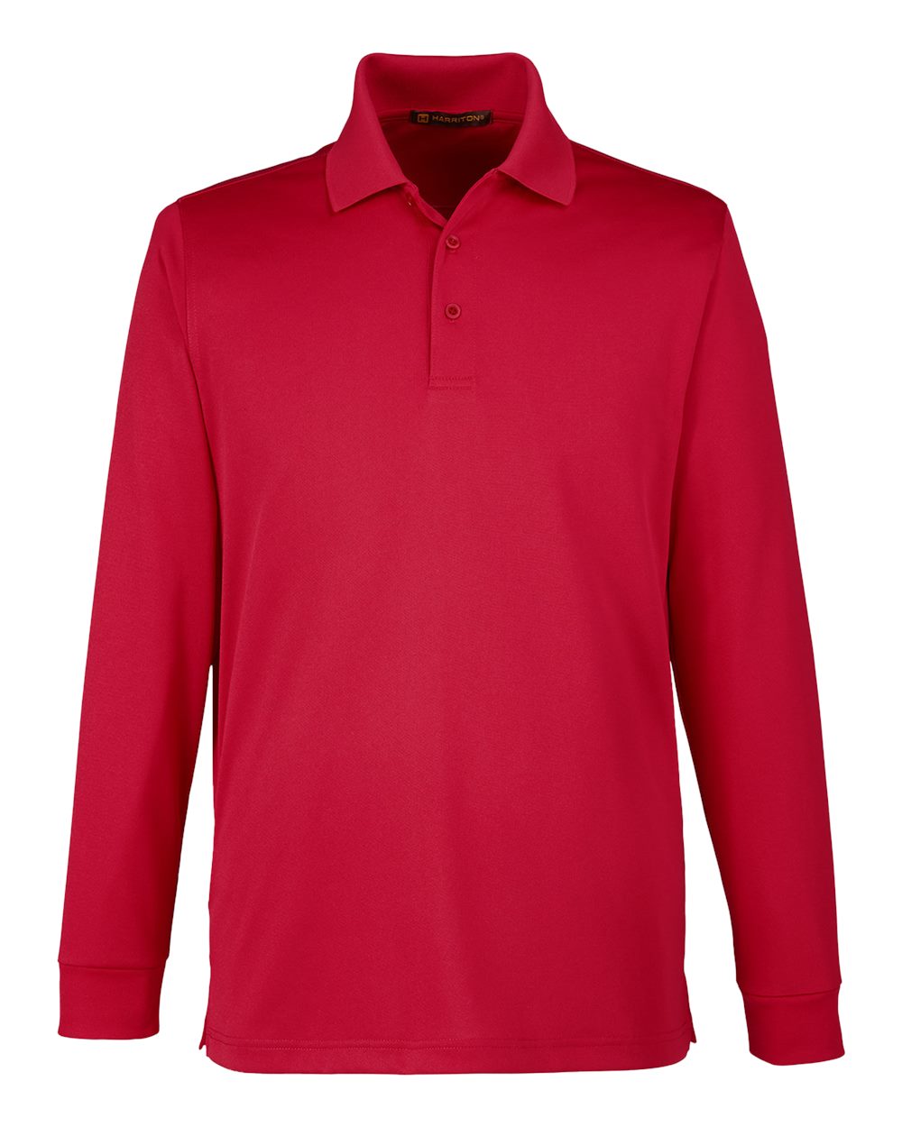 Harriton Men's Advantage Snag Protection Plus IL Long Sleeve Polo - M348L Red