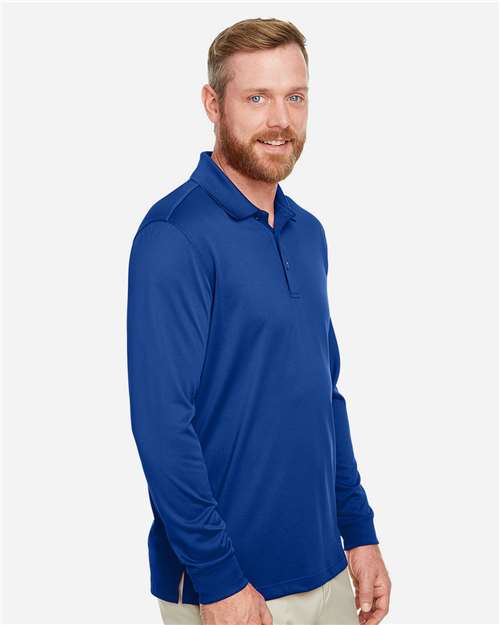 Harriton Men's Advantage Snag Protection Plus IL Long Sleeve Polo - M348L True Royal