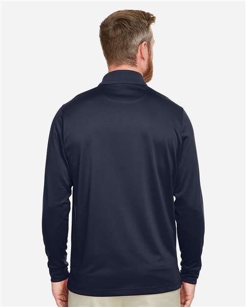 Harriton Men's Advantage Snag Protection Plus IL Long Sleeve Polo - M348L Dark Navy