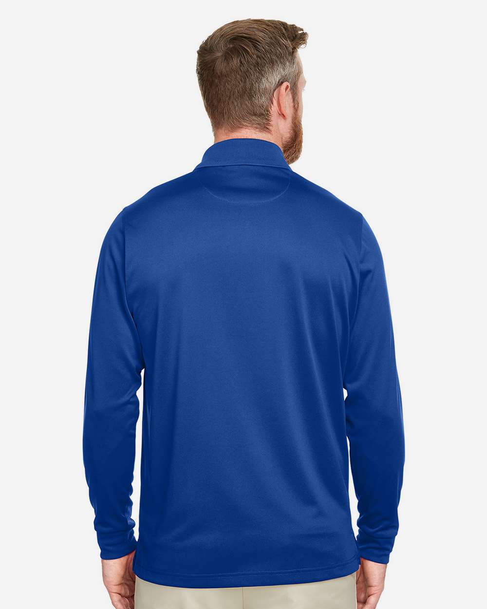 Harriton Men's Advantage Snag Protection Plus IL Long Sleeve Polo - M348L True Royal