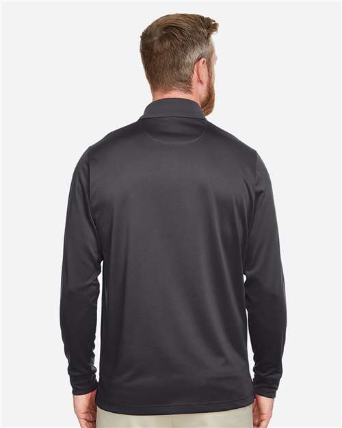 Harriton Men's Tall Advantage Long Sleeve Snag Protection Plus IL Polo - M348LT Dark Charcoal