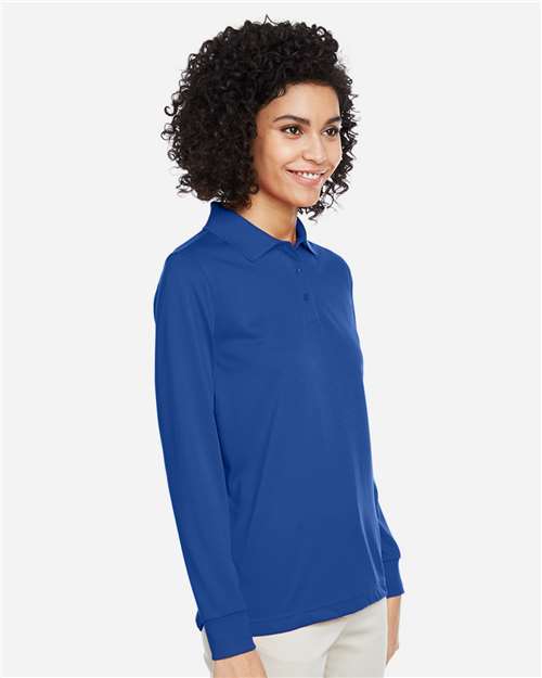 Harriton Women's Advantage Snag Protection Plus IL Long Sleeve Polo - M348LW True Royal