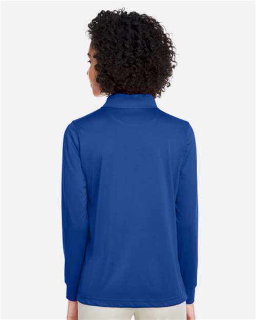 Harriton Women's Advantage Snag Protection Plus IL Long Sleeve Polo - M348LW True Royal