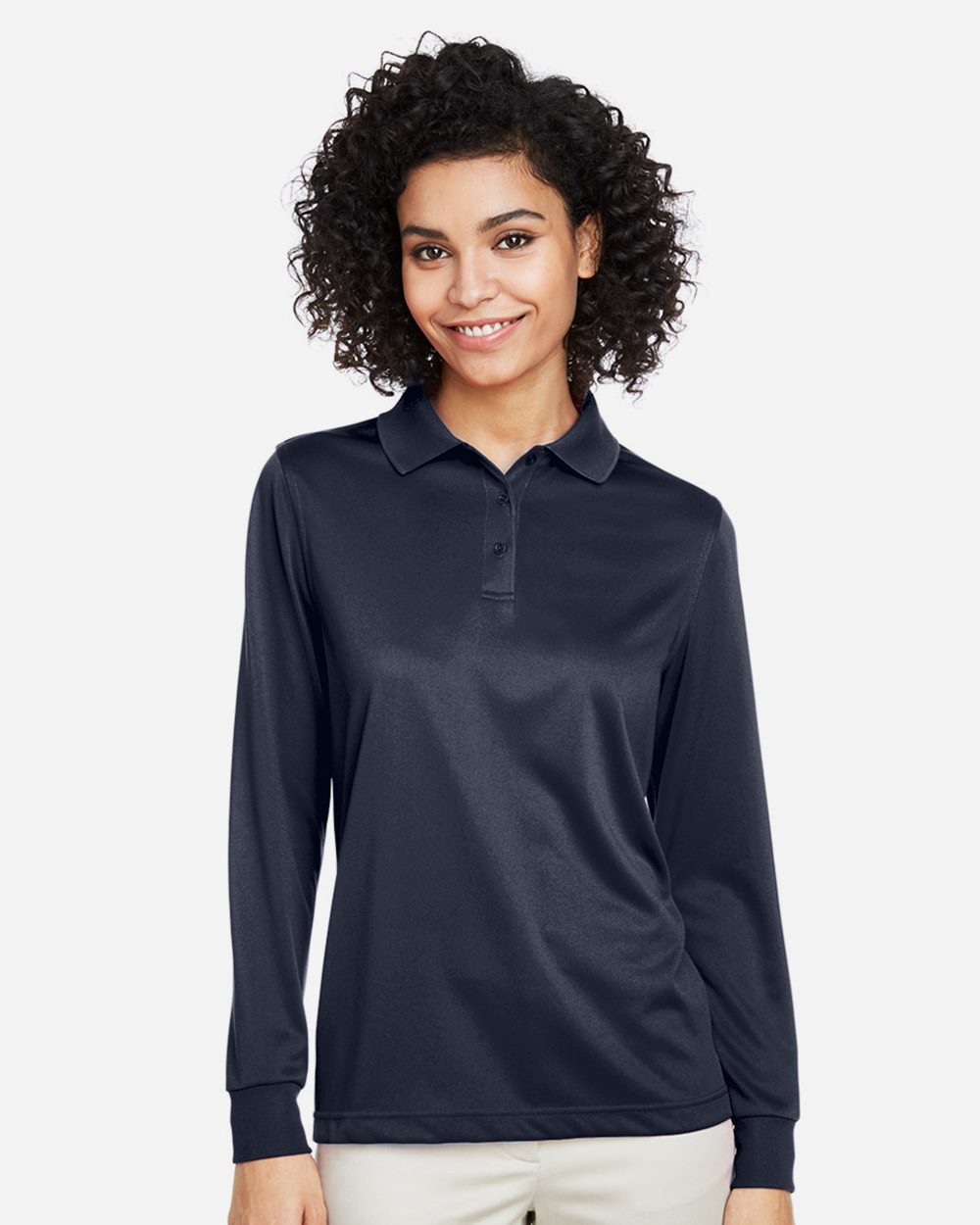 Devon & Jones Women's Advantage Snag Protection Plus IL Long Sleeve Polo - M348LW