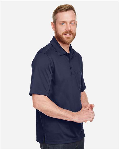 Harriton Men's Advantage Snag Protection Plus IL Pocket Polo - M348P Dark Navy