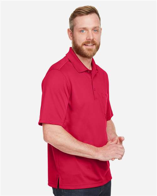 Harriton Men's Advantage Snag Protection Plus IL Pocket Polo - M348P Red