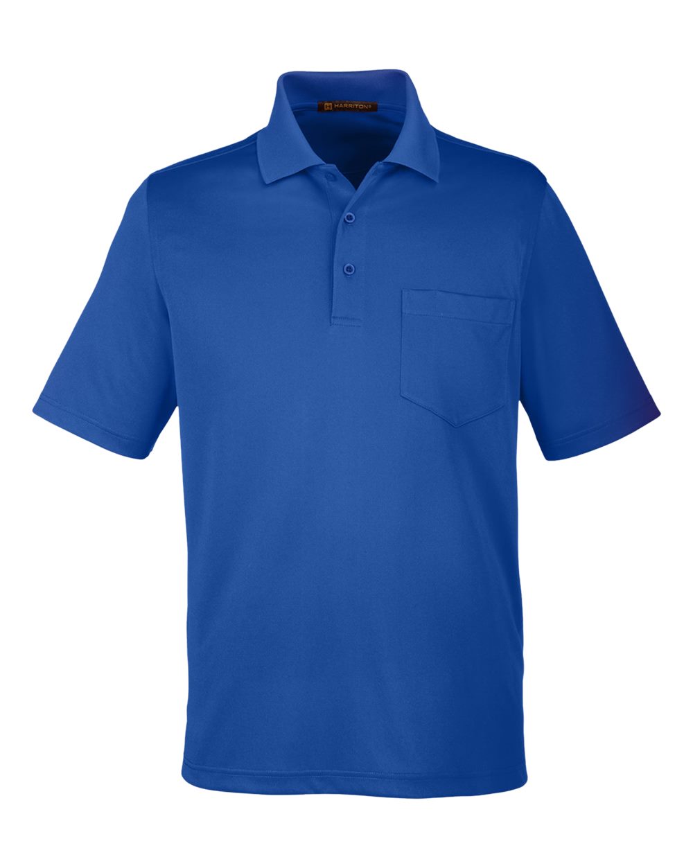 Harriton Men's Advantage Snag Protection Plus IL Pocket Polo - M348P True Royal