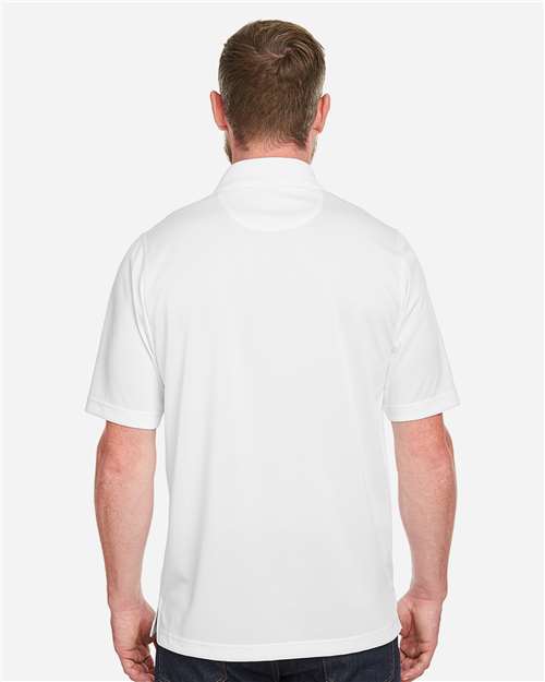 Harriton Men's Advantage Snag Protection Plus IL Pocket Polo - M348P White