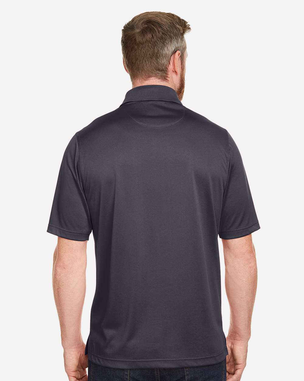 Harriton Men's Advantage Snag Protection Plus IL Pocket Polo - M348P Dark Charcoal