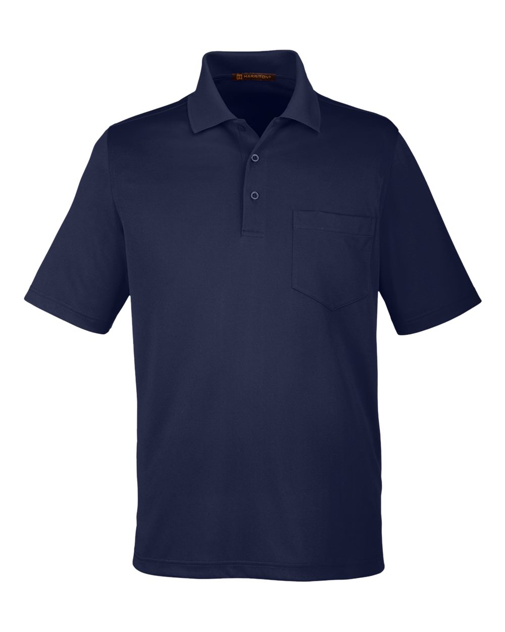 Harriton Men's Advantage Snag Protection Plus IL Pocket Polo - M348P Dark Navy