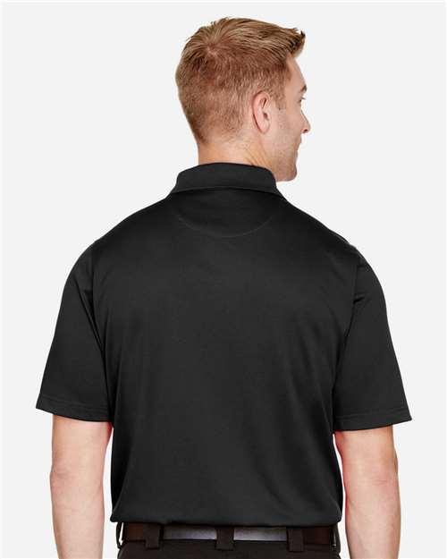 Harriton Men's Tall Advantage Snag Protection Plus IL Polo - M348T Black