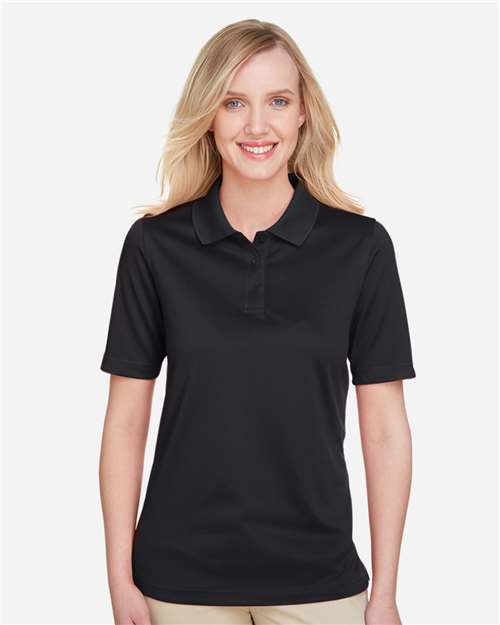 Harriton Women's Advantage Snag Protection Plus Polo - M348W Black