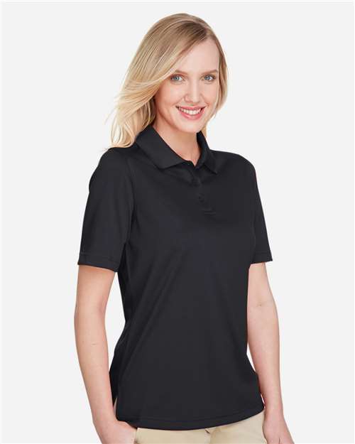 Harriton Women's Advantage Snag Protection Plus Polo - M348W Black