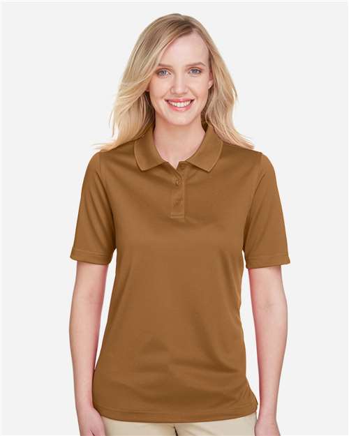 Harriton Women's Advantage Snag Protection Plus Polo - M348W Duck Brown