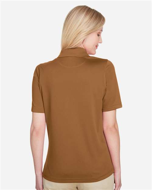 Harriton Women's Advantage Snag Protection Plus Polo - M348W Duck Brown