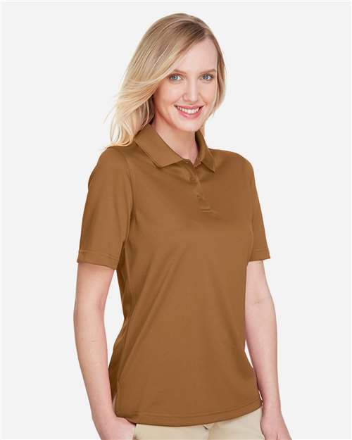 Harriton Women's Advantage Snag Protection Plus Polo - M348W Duck Brown
