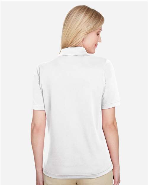 Harriton Women's Advantage Snag Protection Plus Polo - M348W White