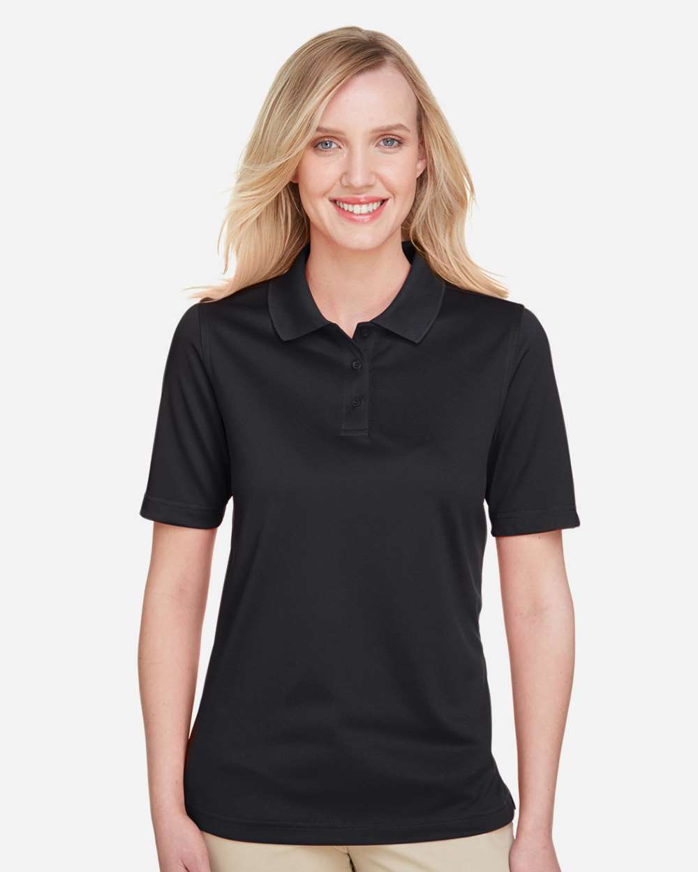 Harriton Women's Advantage Snag Protection Plus Polo - M348W Black