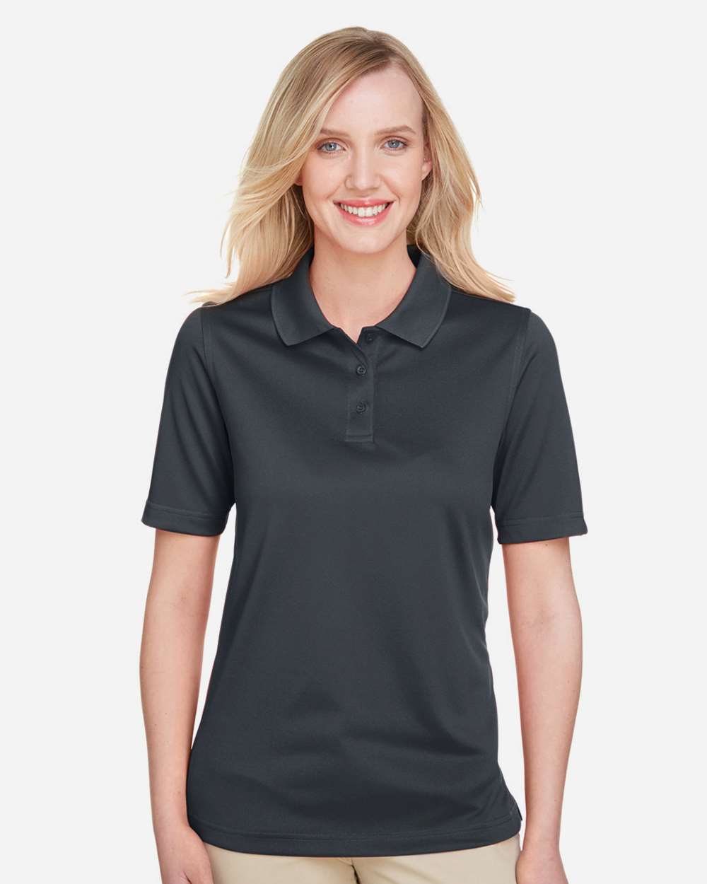 Harriton Women's Advantage Snag Protection Plus Polo - M348W Dark Charcoal