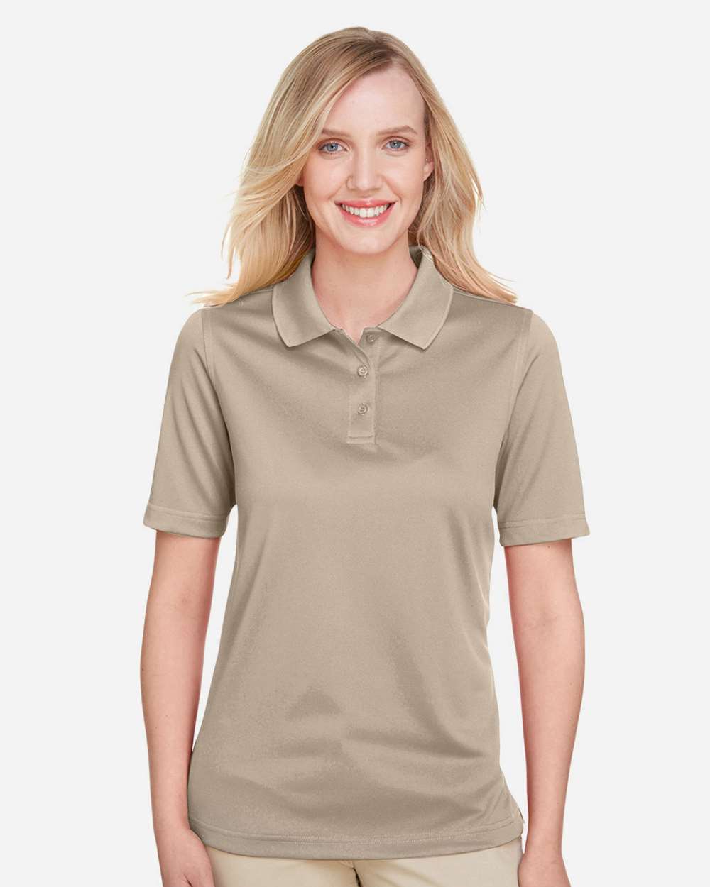 Harriton Women's Advantage Snag Protection Plus Polo - M348W Khaki