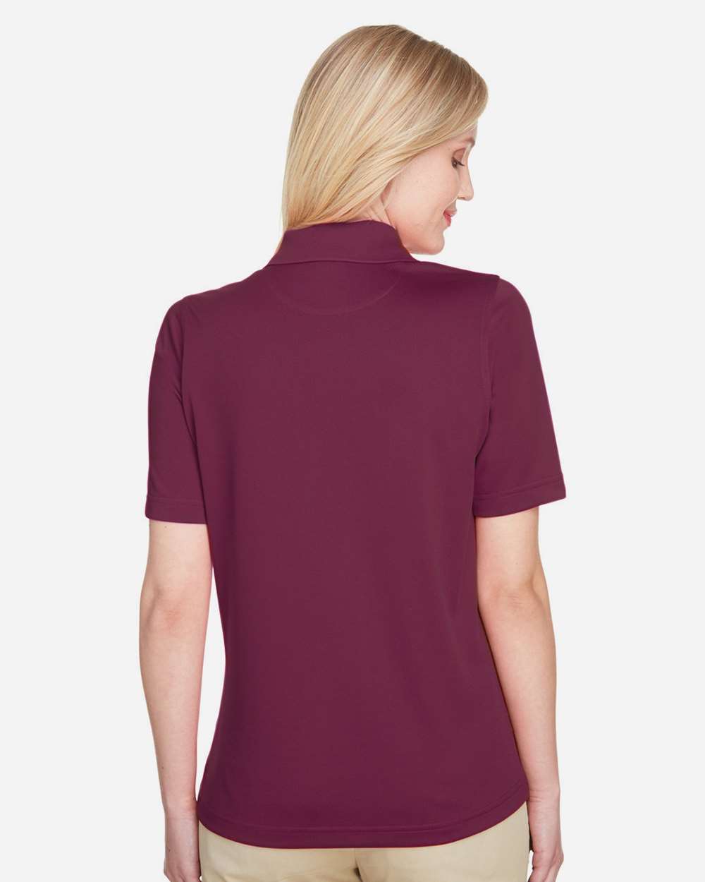 Harriton Women's Advantage Snag Protection Plus Polo - M348W Maroon