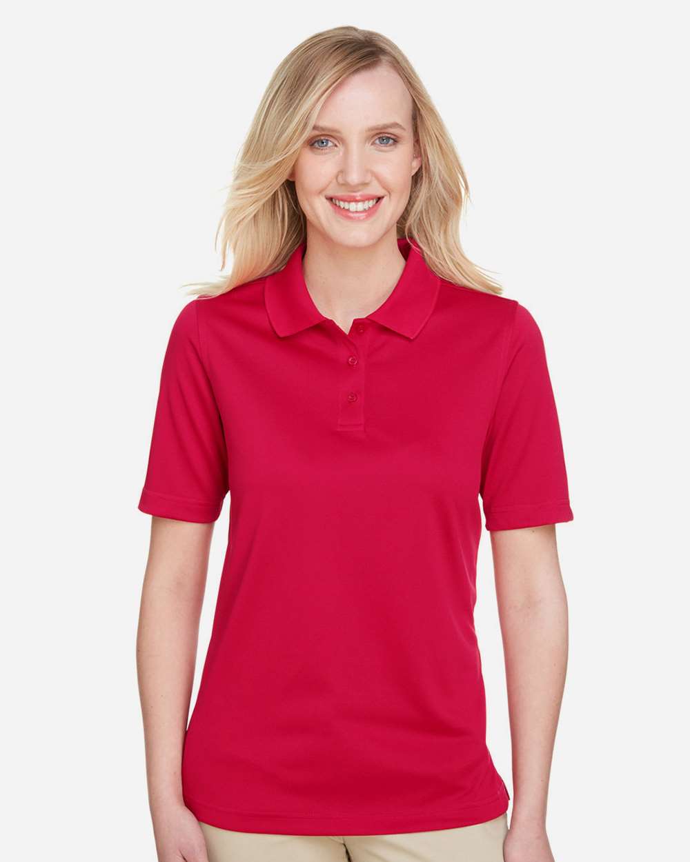 Harriton Women's Advantage Snag Protection Plus Polo - M348W Red