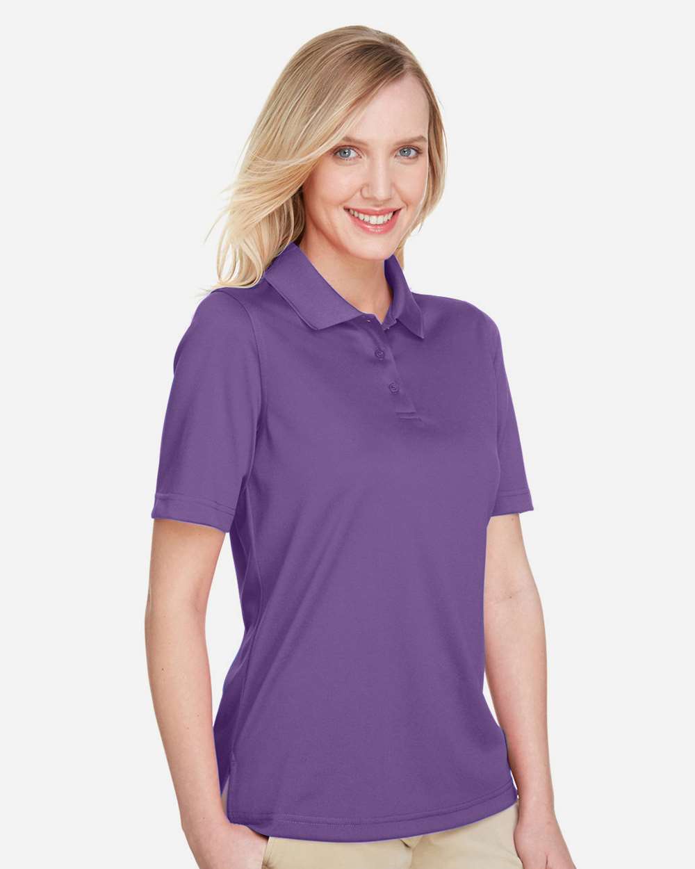 Harriton Women's Advantage Snag Protection Plus Polo - M348W Team Purple