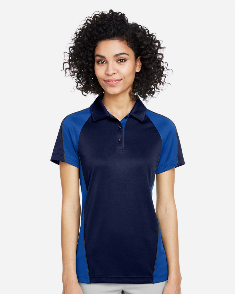 Harriton Women's Advantage Snag Protection Plus IL Colorblock Polo - M385W