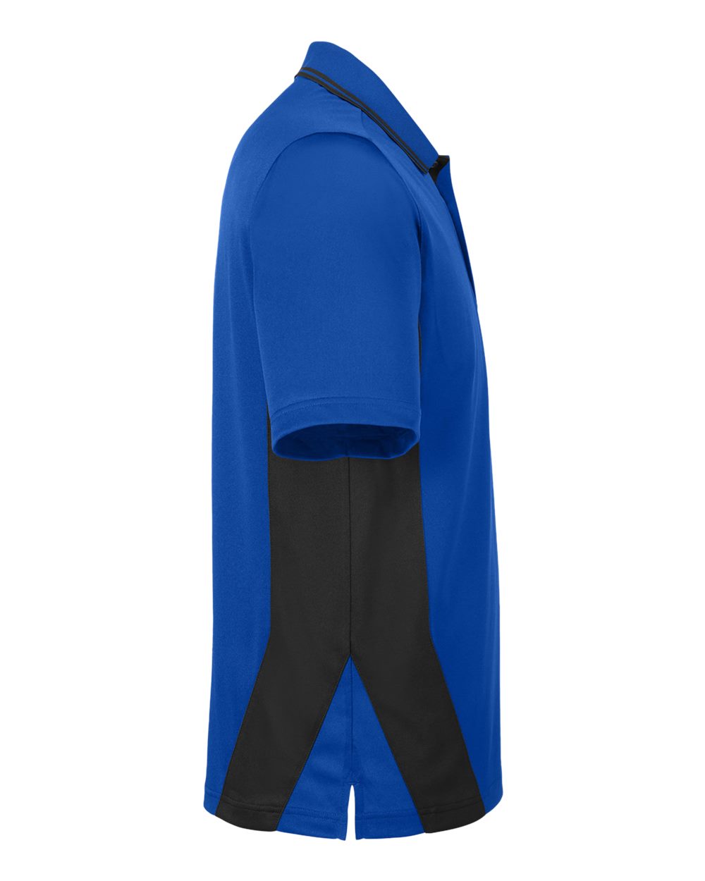 Harriton Men's Flash Snag Protection Plus IL Colorblock Polo - M386 True Royal- Black