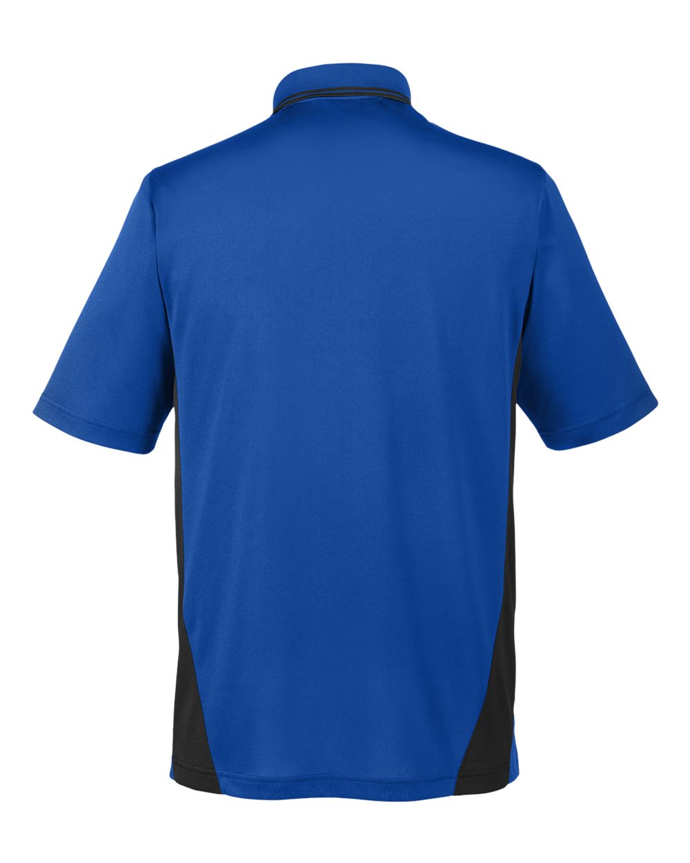 Harriton Men's Flash Snag Protection Plus IL Colorblock Polo - M386 True Royal- Black